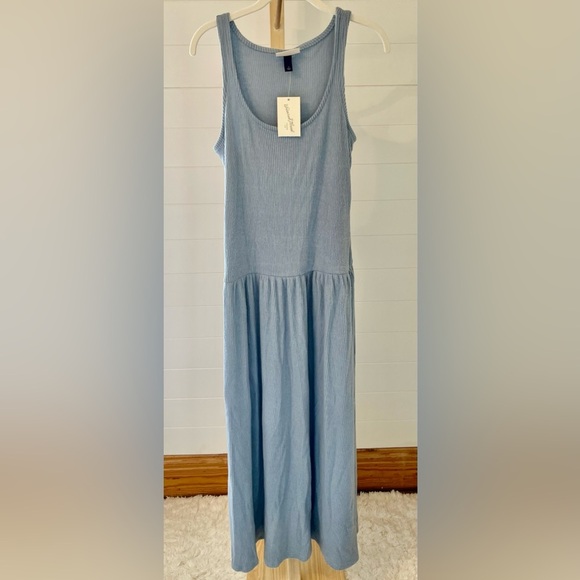Universal Thread Dresses & Skirts - Universal Thread Blue Knit Midi Slip Dress